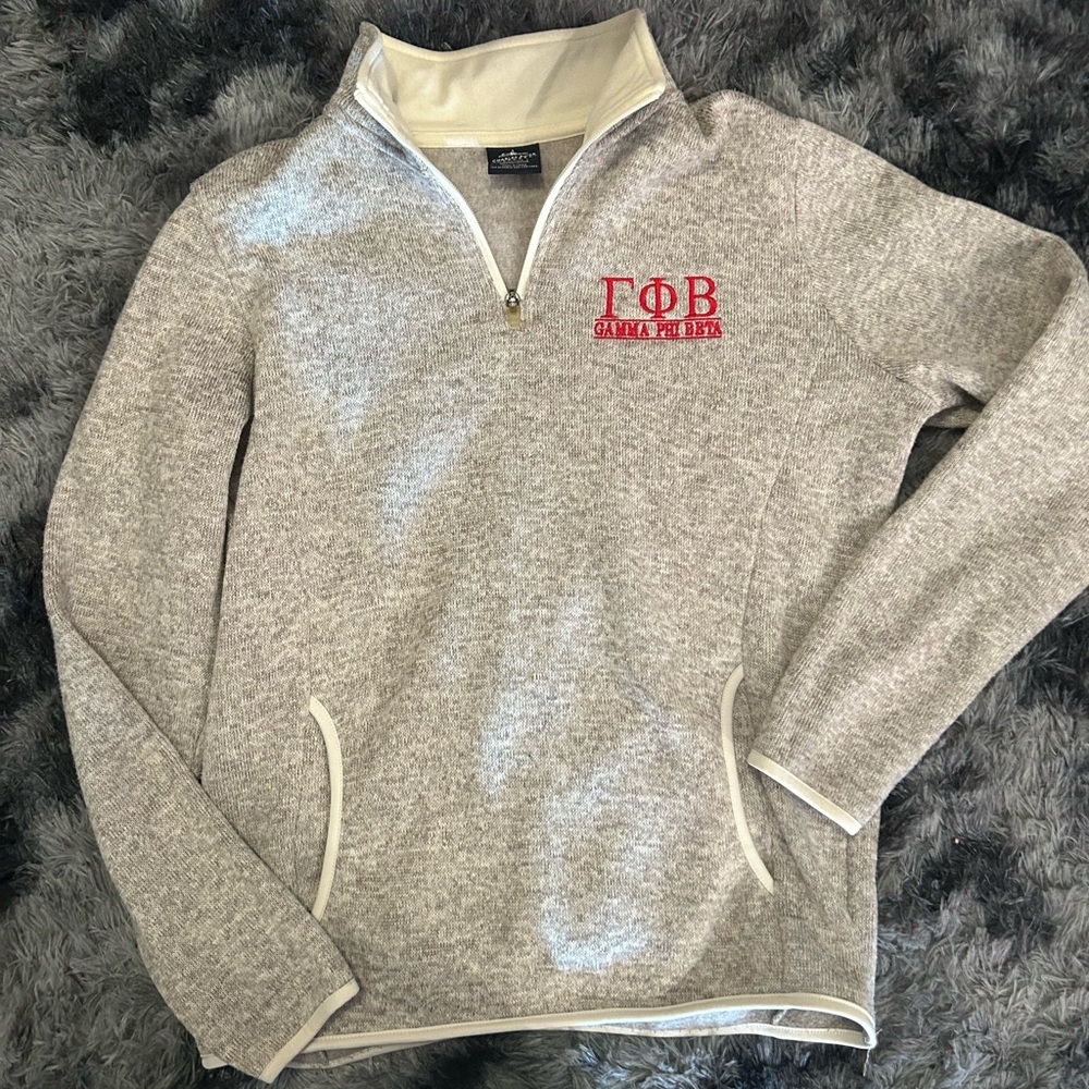 Gamma Phi Beta fleece quarter zip